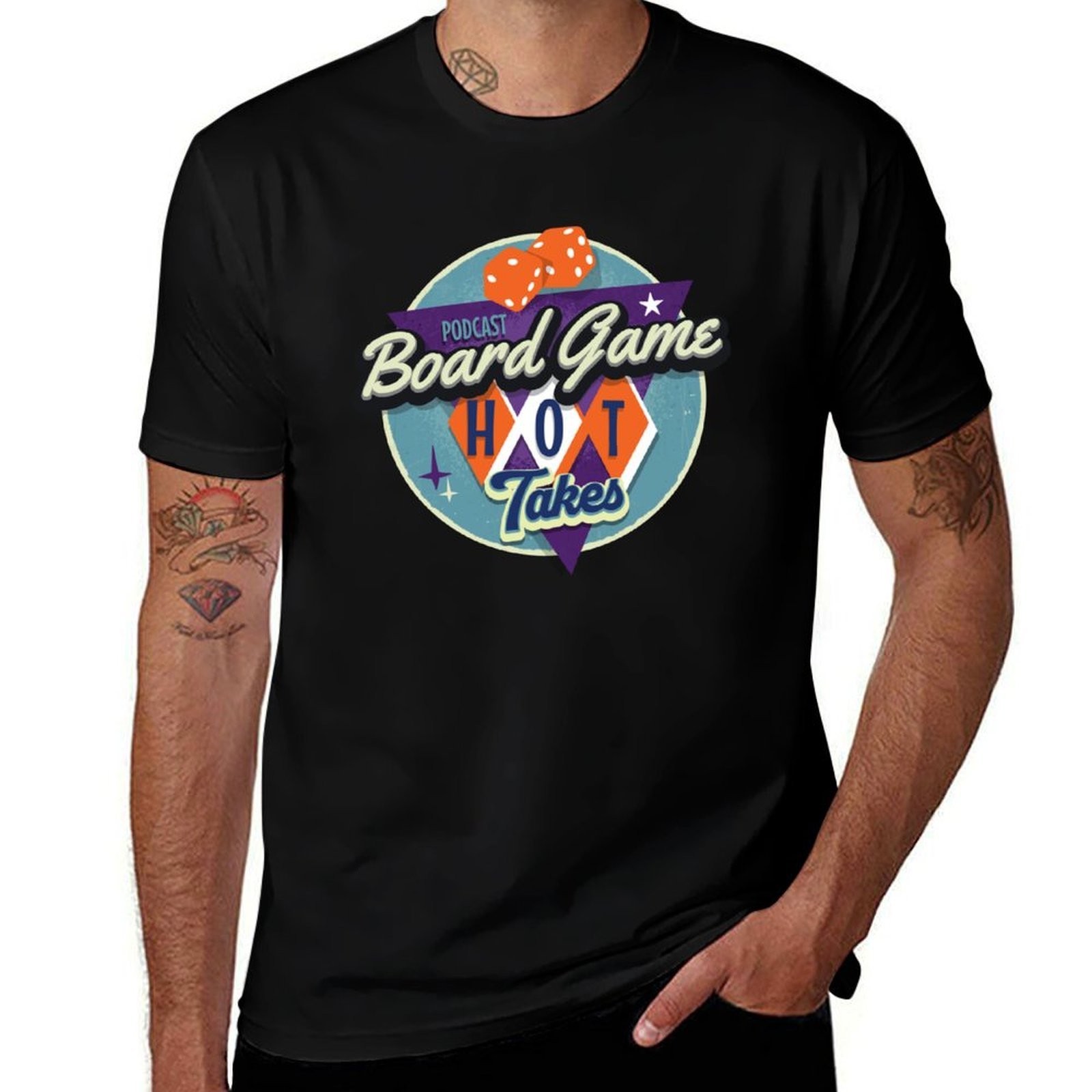 Board Game Logo - T-shirt con logo del podcast Board