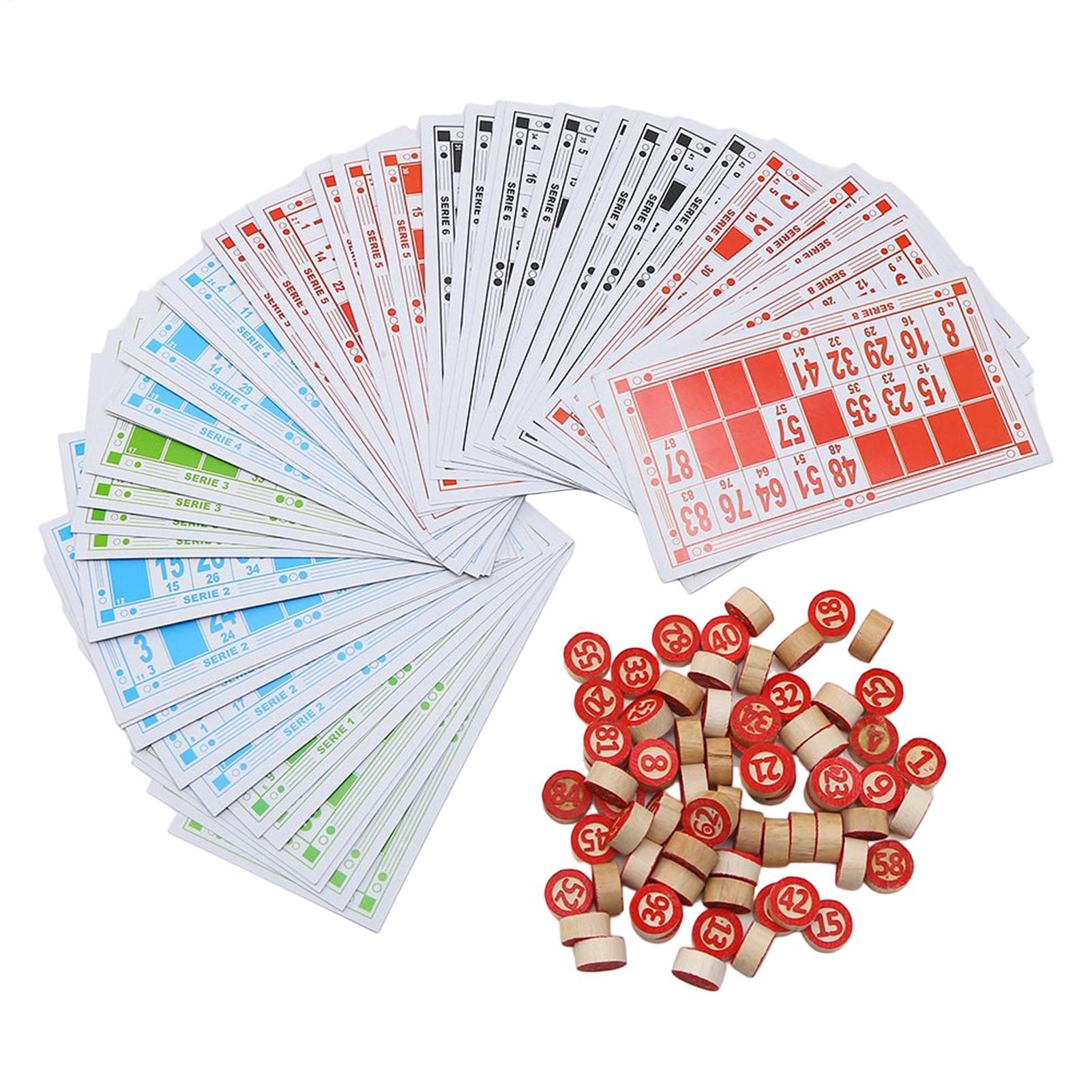 Board Game Vintage - Set da gioco bingo vintage in
