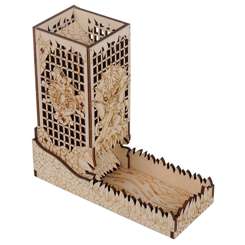 Dice Tower Wooden - Torre dadi D & D con