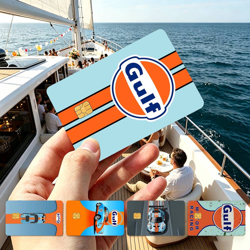 Board Game Logo - Adesivi HD con Logo Gulf Racing