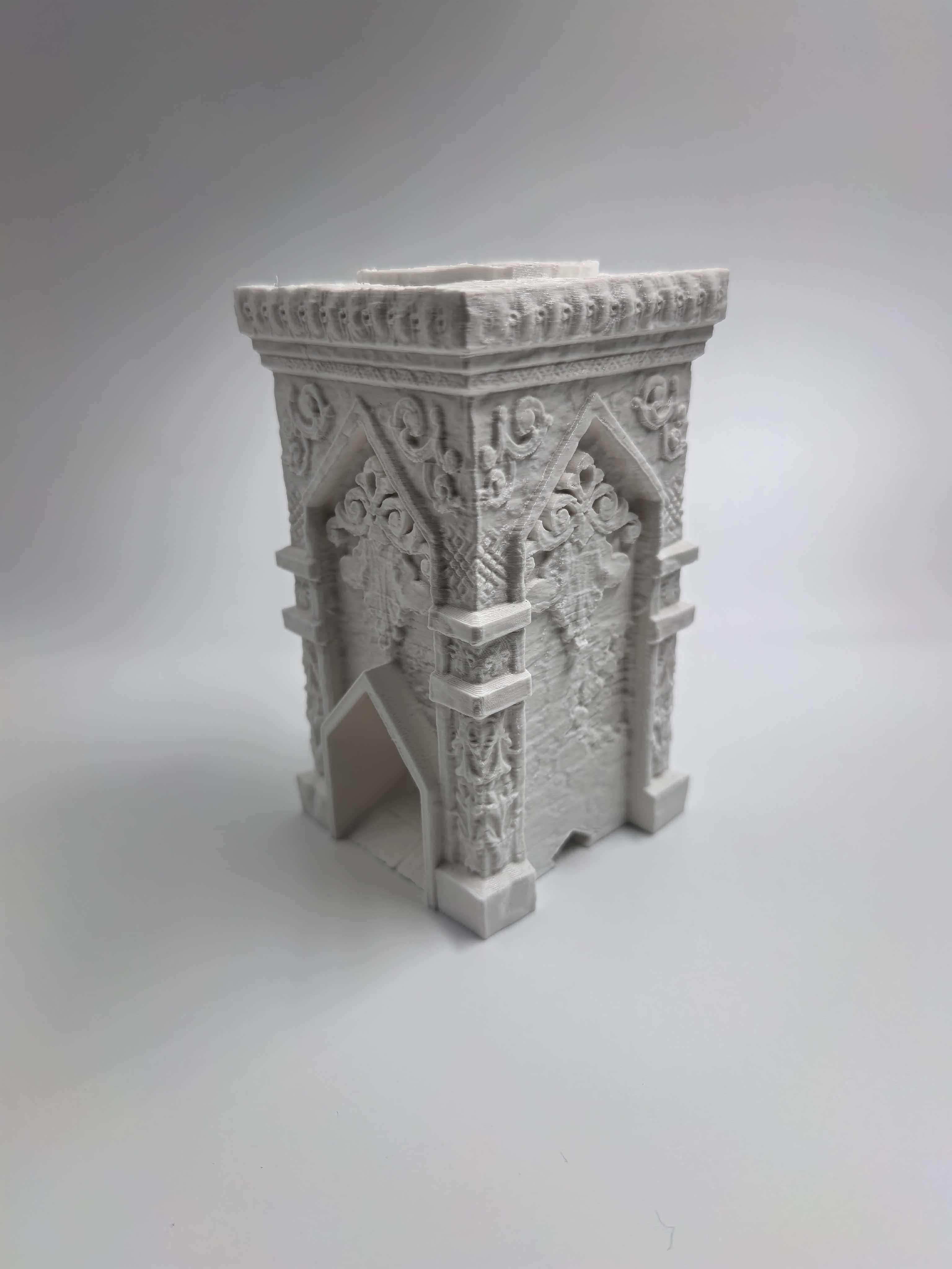 Dice Tower Wooden - Mini torre portatile per dadi, accessori