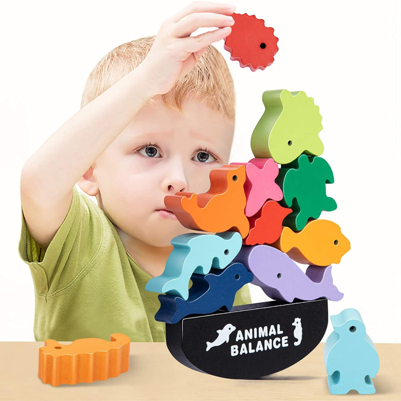 Board Game For 6 Years Old - Nuovi bambini Montessori blocchi di equilibrio