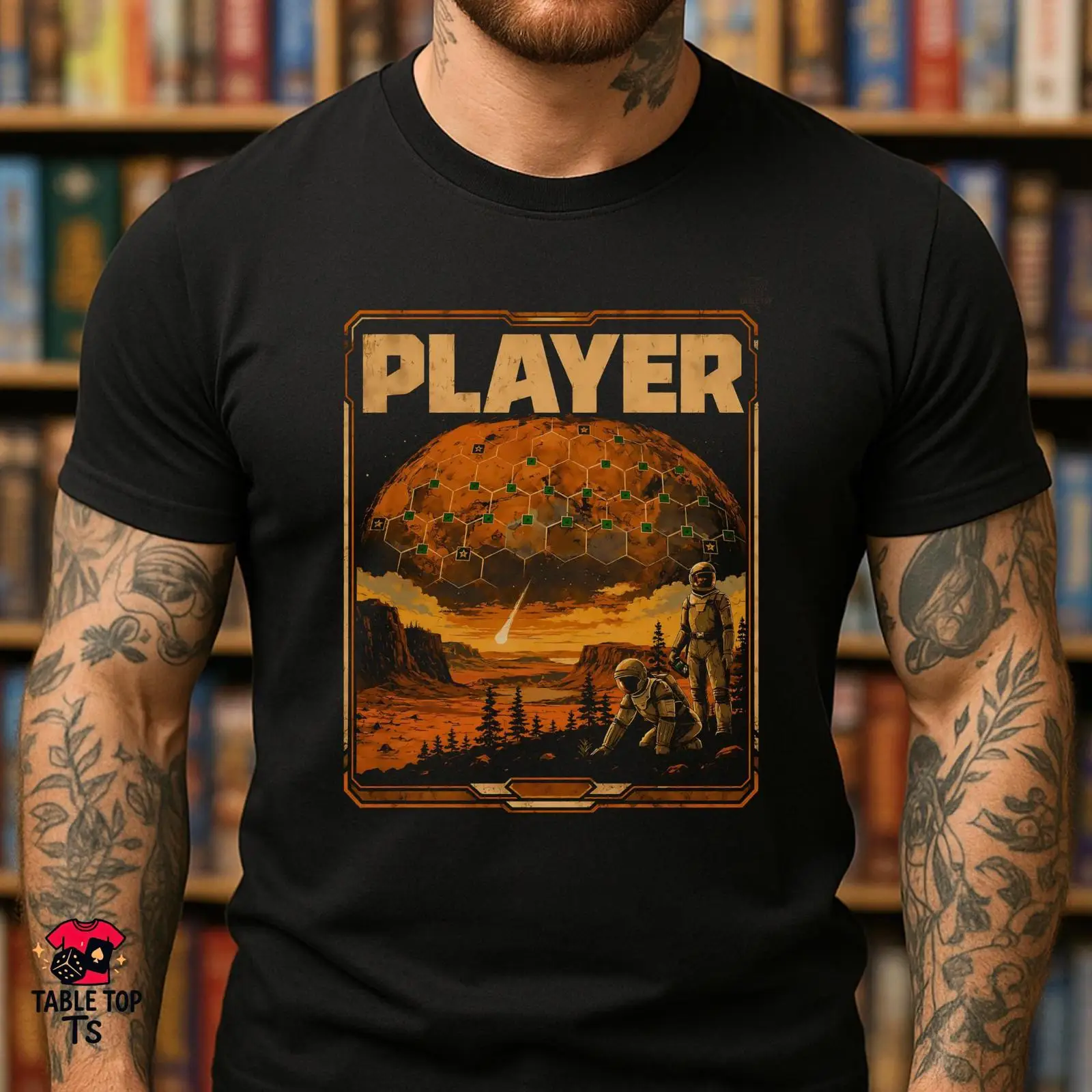 Board Game Inspiration - Maglietta da Giocatore Ispirata alla Terraformazione