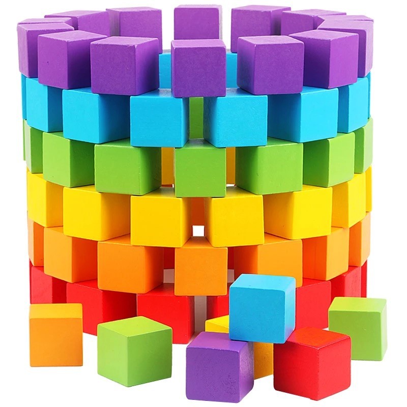 Dice Tower Wooden - 30 Pezzi/Lotto Cubi di Legno Colorati