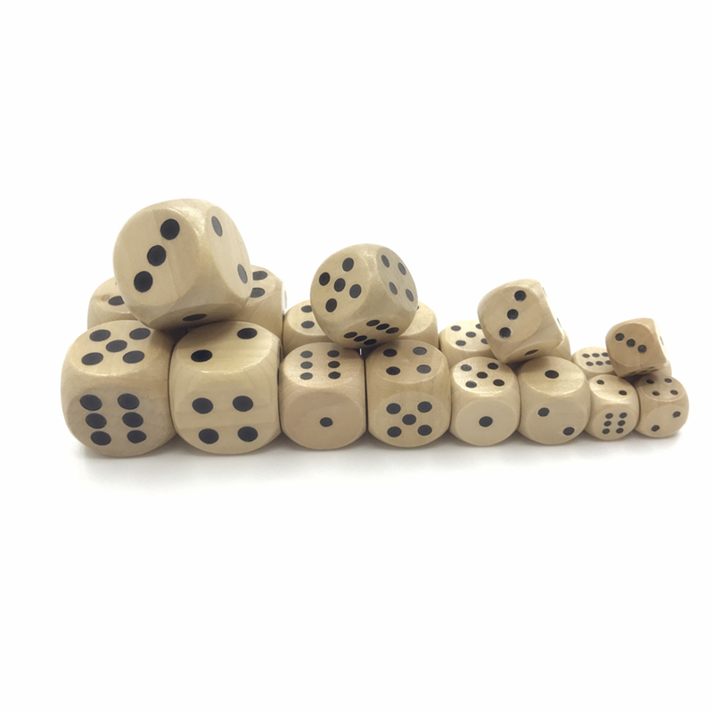 Dice Tower Wooden - Set da 10 Dadi D6 in