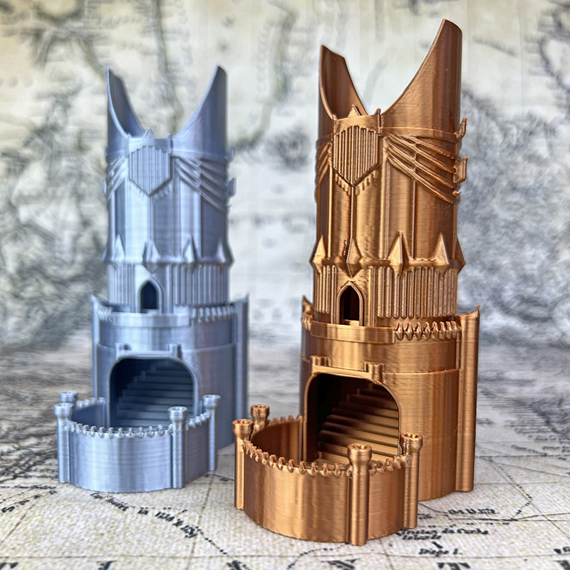 Dice Tower Wooden - 1 pz/set DND Dice Tower per