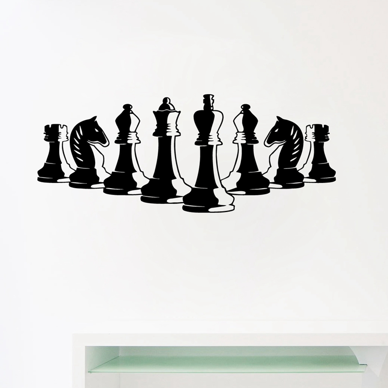 Board Game Wingspan - Pezzi degli scacchi decalcomania della parete
