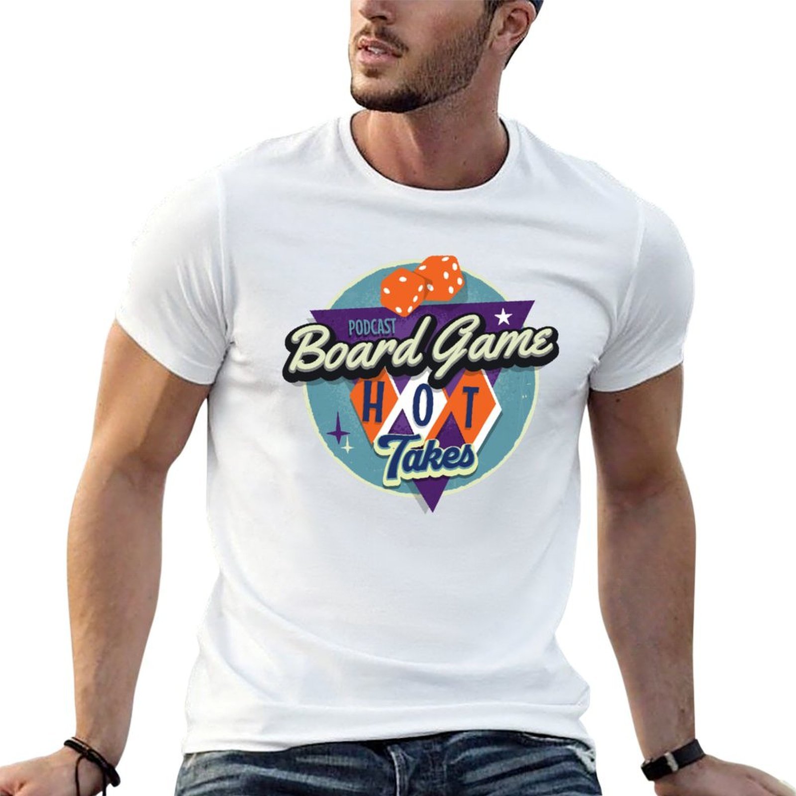 Board Game Logo - T-shirt con logo del podcast Board