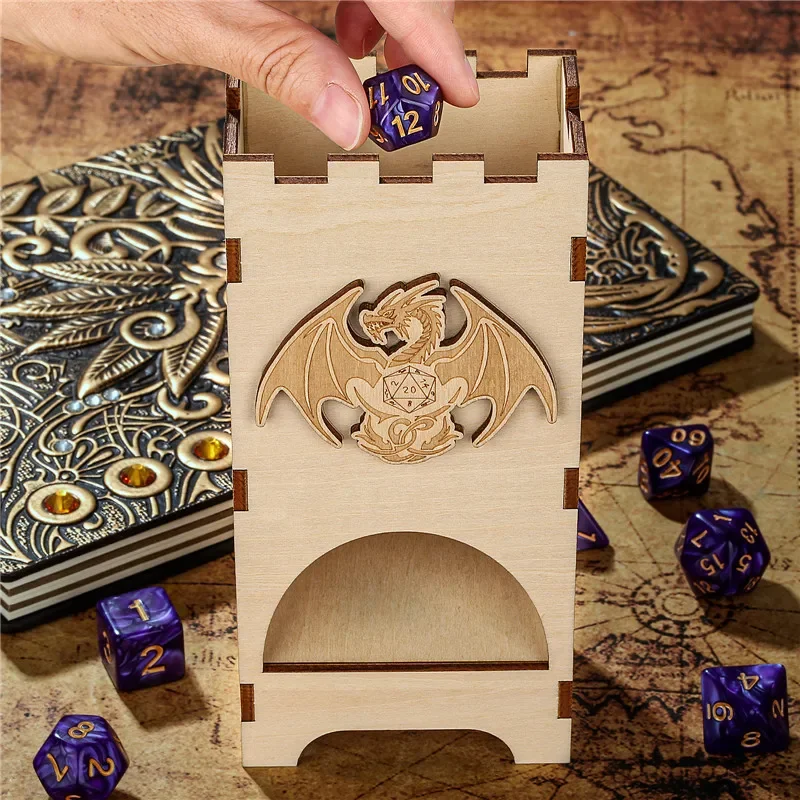Torre per Dadi in Legno con Mo - Dice Tower Wooden recensione e prezzo