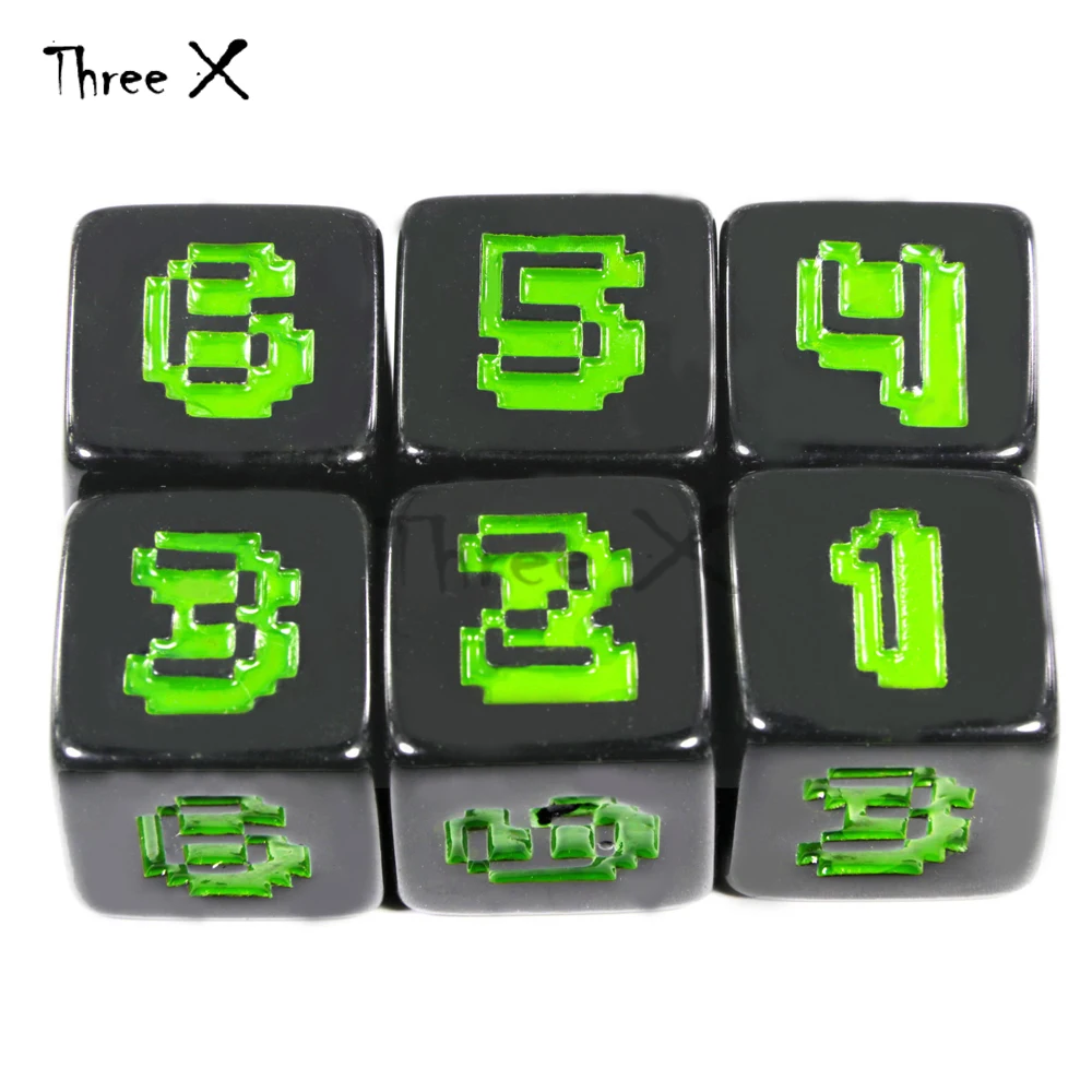 Set di 6 Dadi Digitali da 18mm - Board Game Logo recensione e prezzo