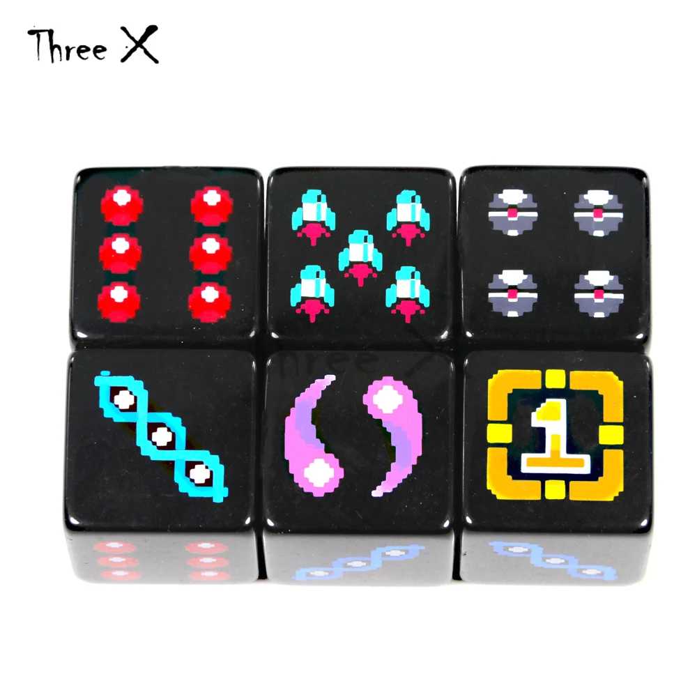 Set di 6 Dadi Digitali da 18mm - Board Game Logo recensione e prezzo