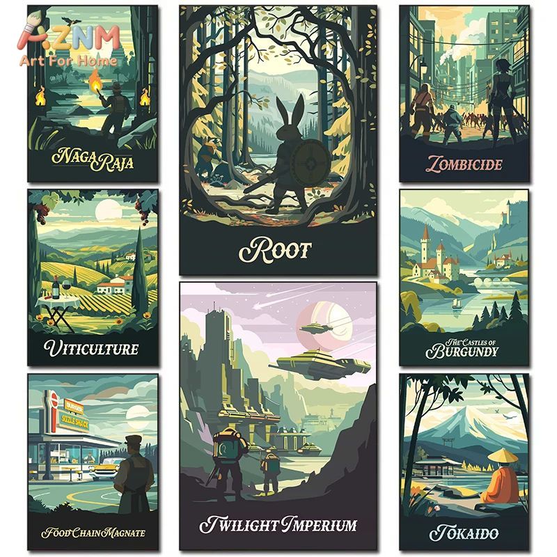 Poster su Tela Senza Cornice A - Board Game Vintage recensione e prezzo