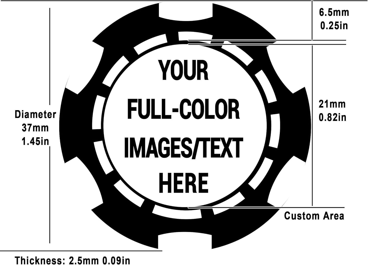 100 pezzi 40 mm in plastica pe - Board Game Logo recensione e prezzo
