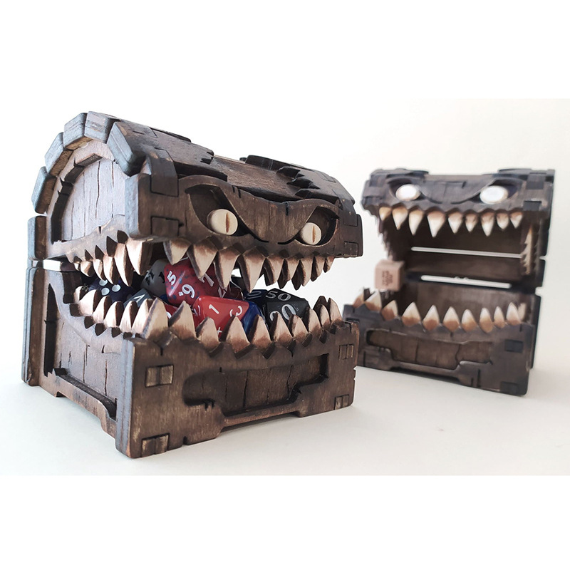 Mimic Chest for Dungeons and D - Dice Tower Wooden recensione e prezzo