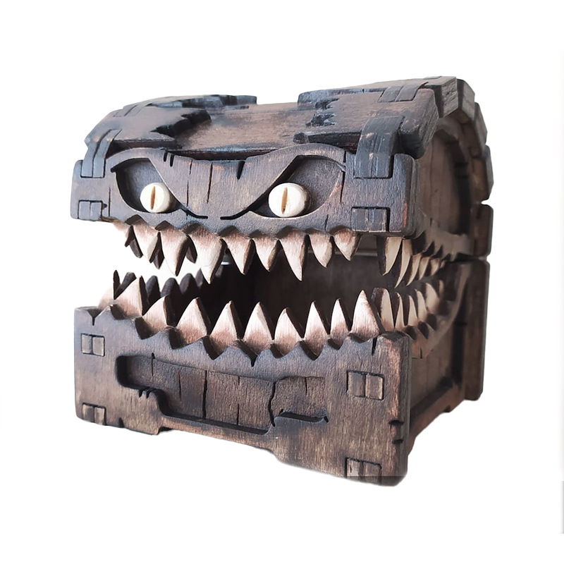 Mimic Chest for Dungeons and D - Dice Tower Wooden recensione e prezzo