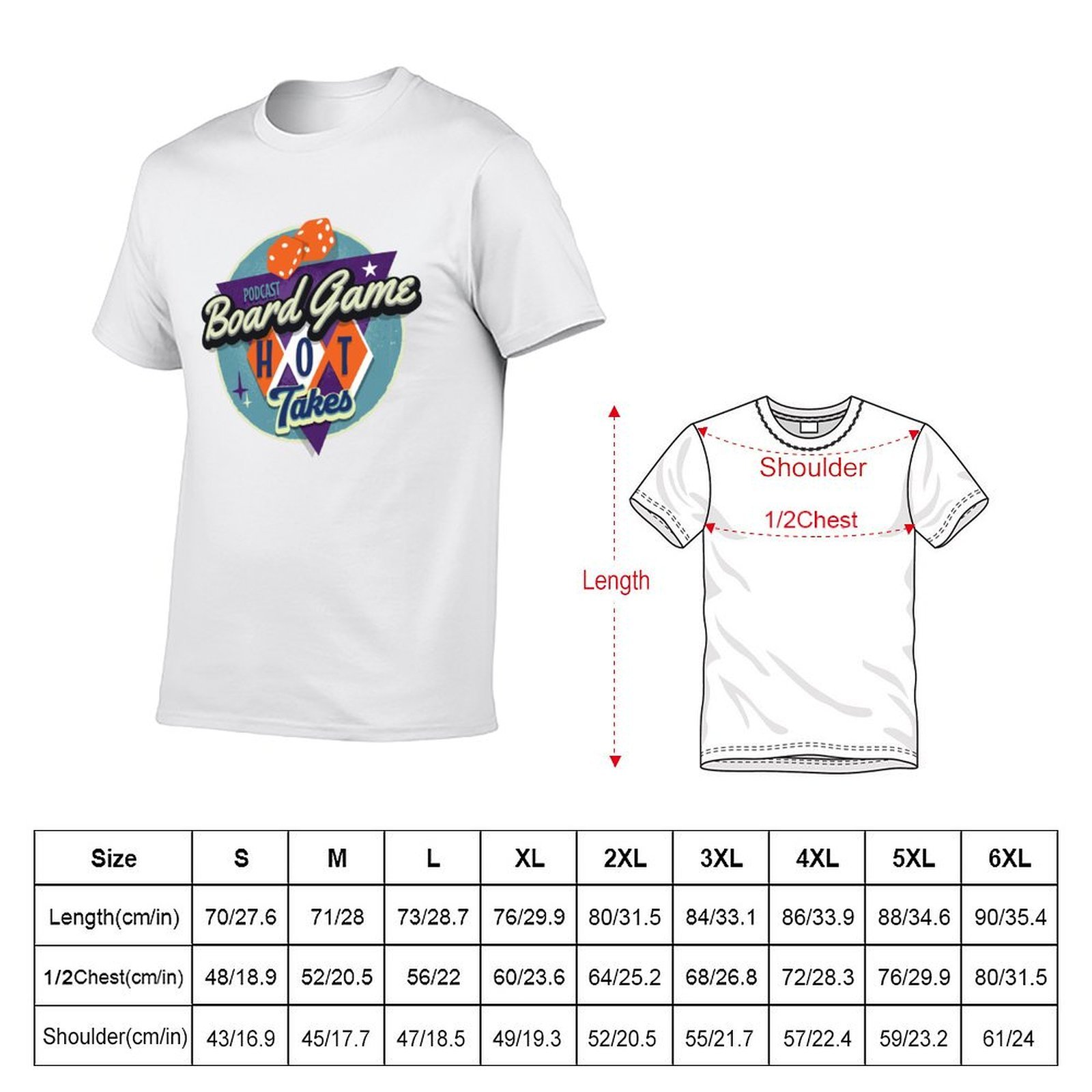T-shirt con logo del podcast B - Board Game Logo recensione e prezzo