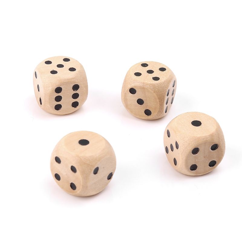 10 pz dadi legno 6 facce D6 fa - Dice Tower Wooden recensione e prezzo